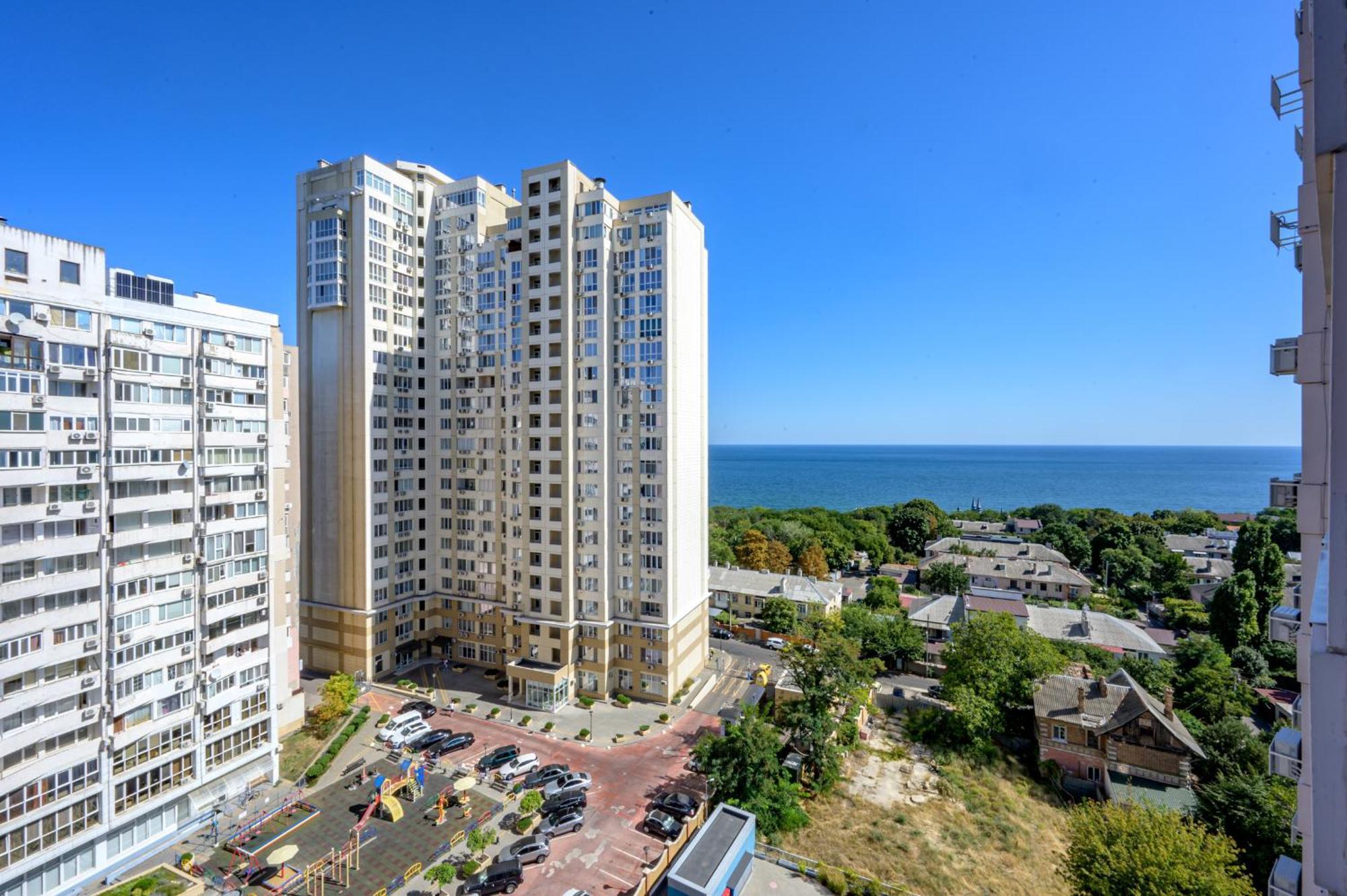 Светлая Квартира Новый Берег Odessa Buitenkant foto
